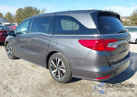 2019 Honda Odyssey Elite z USA, uszkodzony, nr VIN 5FNRL6H94KB102720